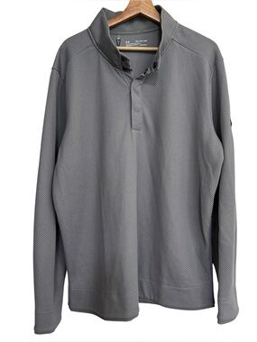 Under Armour Men’s Corporate Quarter Snap Up Sweater Size 2XL Pullover Gray